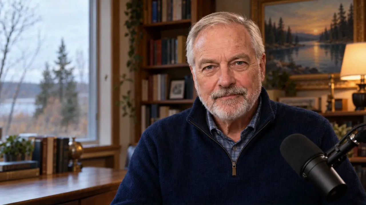 Gord Wallace in his study